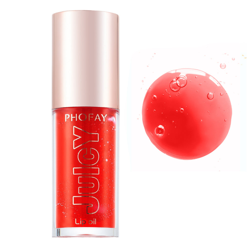 PHOFAY Juicy Lip Oil - Ultra Moisturizing Gloss for a Hydrated, Glossy Finish