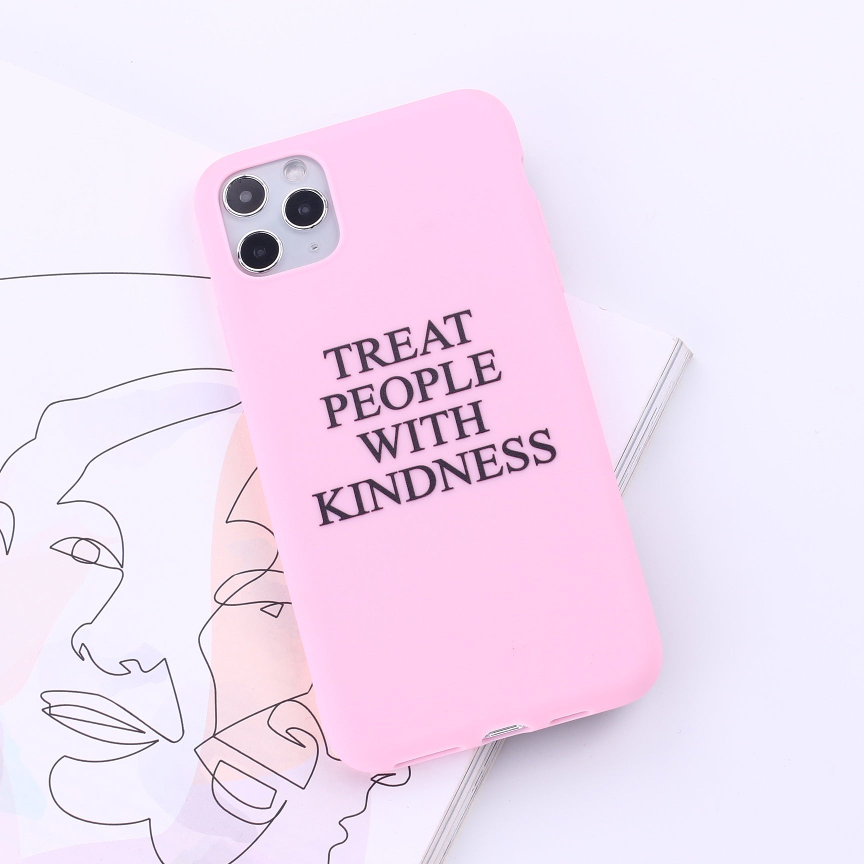 Treat People with Kindness Phone Case – Stylish TPU Back Cover