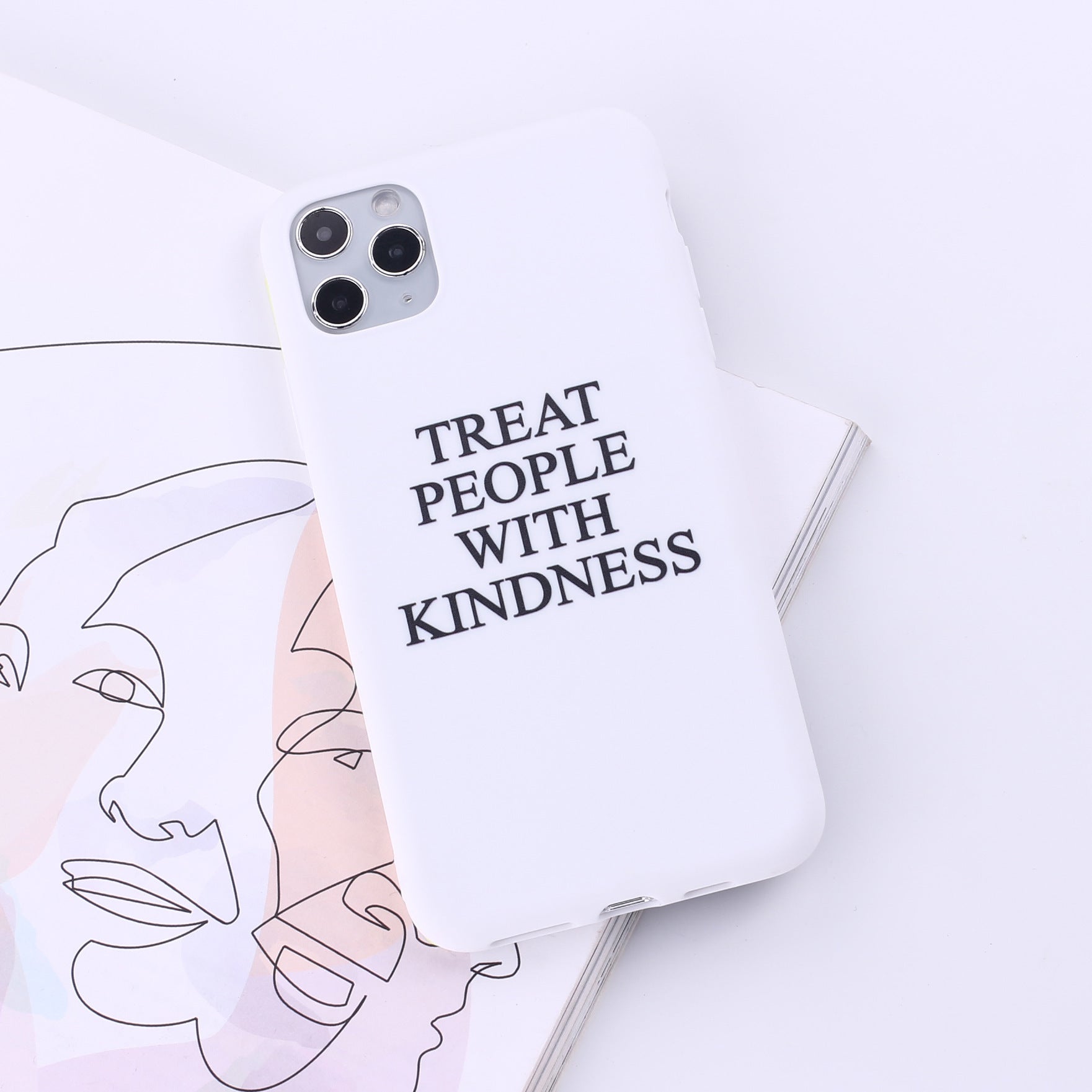 Treat People with Kindness Phone Case – Stylish TPU Back Cover