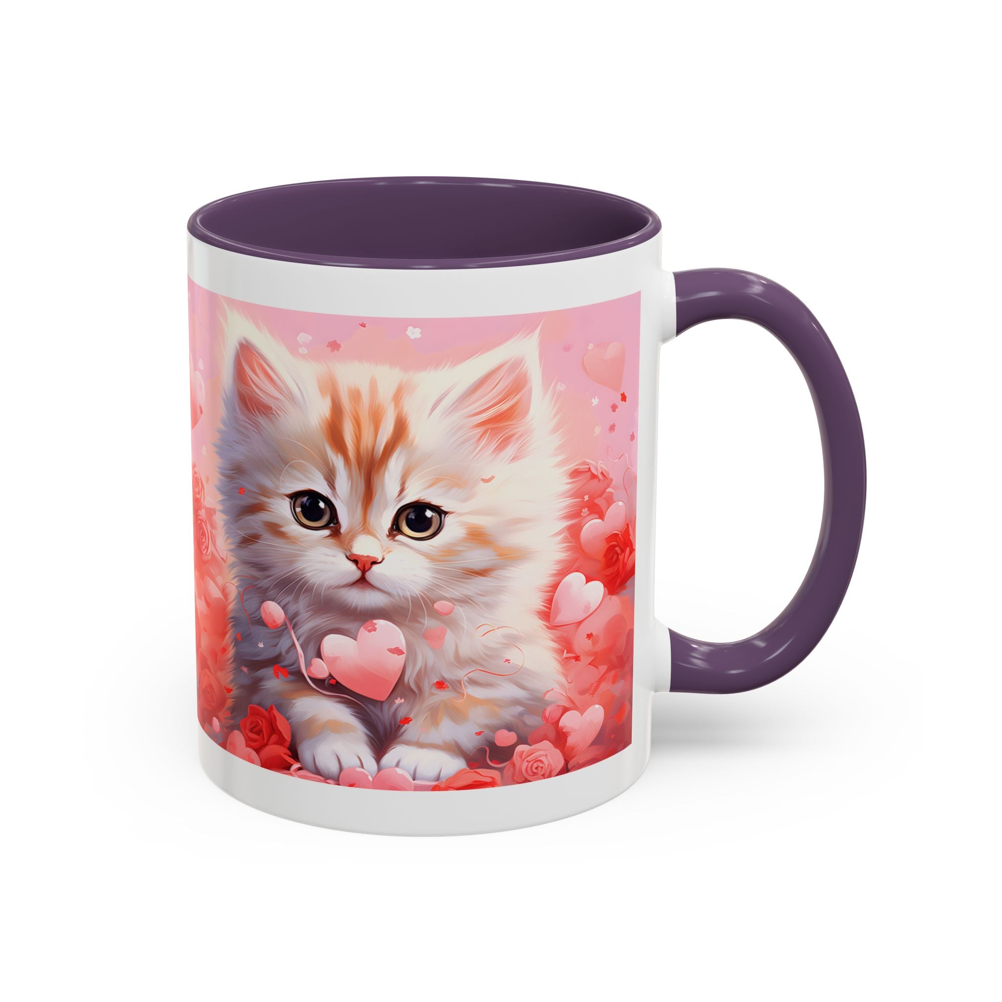 Cute Cat Lover Coffee Mug - 11 & 15oz - Perfect Gift for Cat Enthusiasts - Valentine's Day & Everyday Use