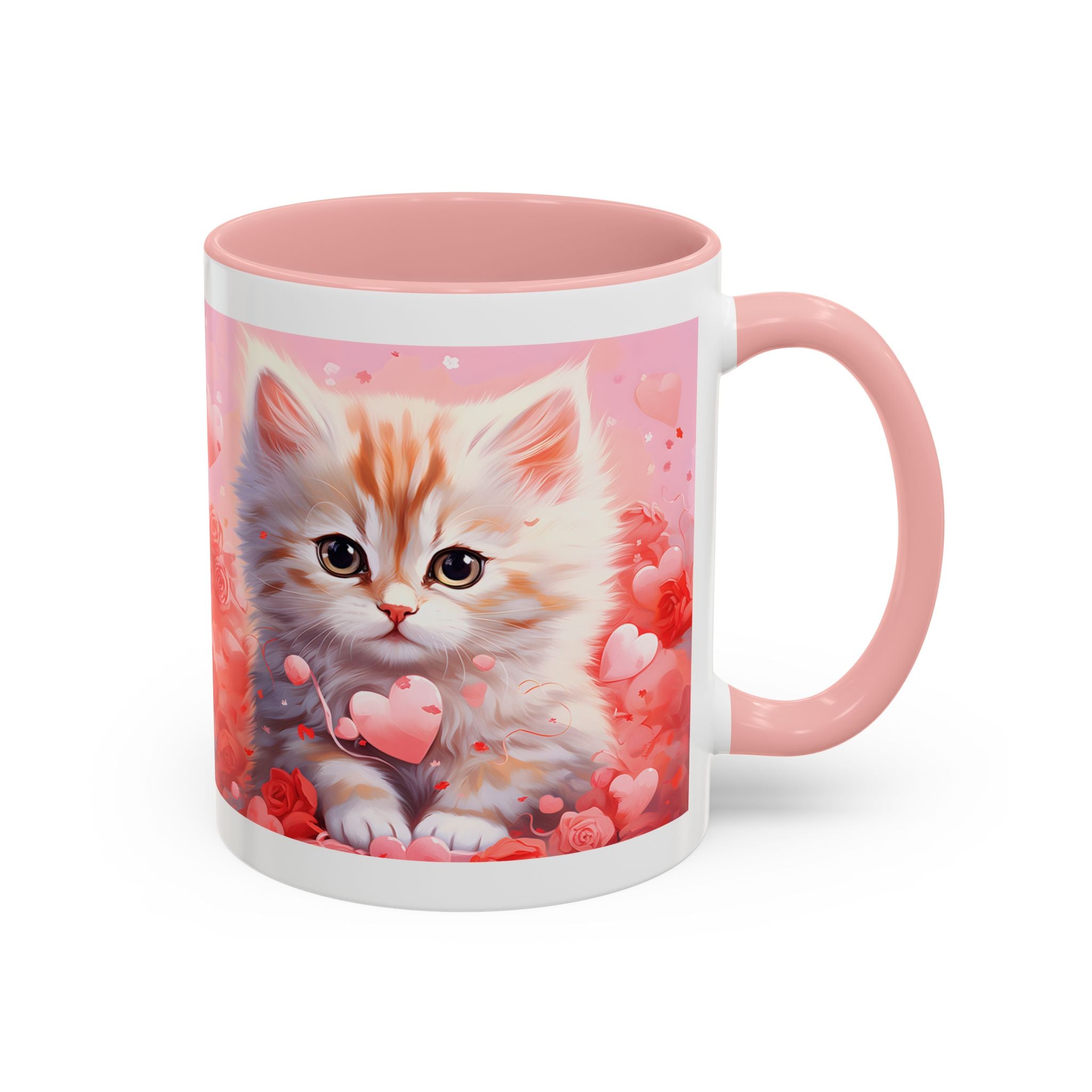 Cute Cat Lover Coffee Mug - 11 & 15oz - Perfect Gift for Cat Enthusiasts - Valentine's Day & Everyday Use