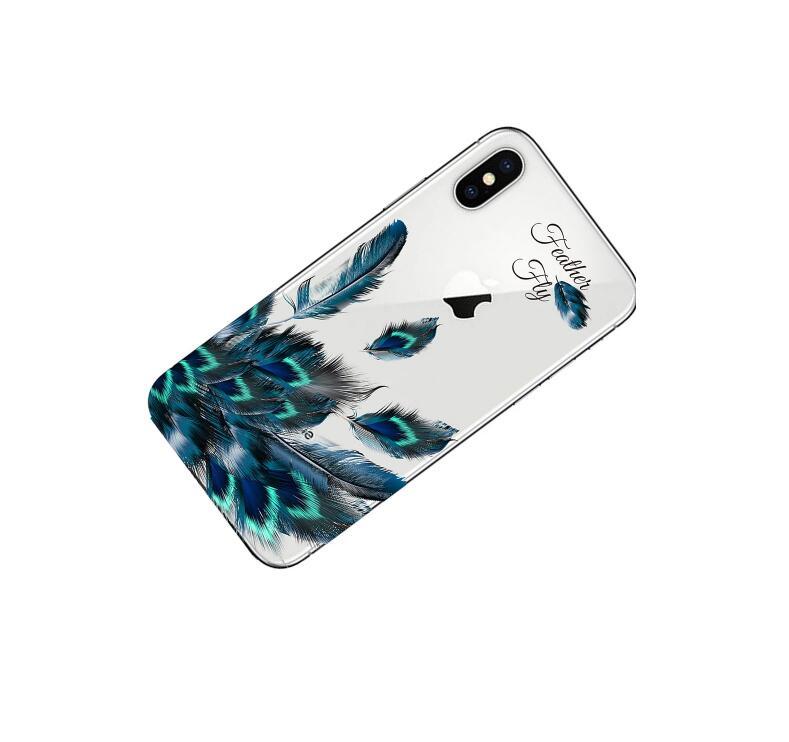 Printed Phone Case - "Colorful World" & "Feather Fly"