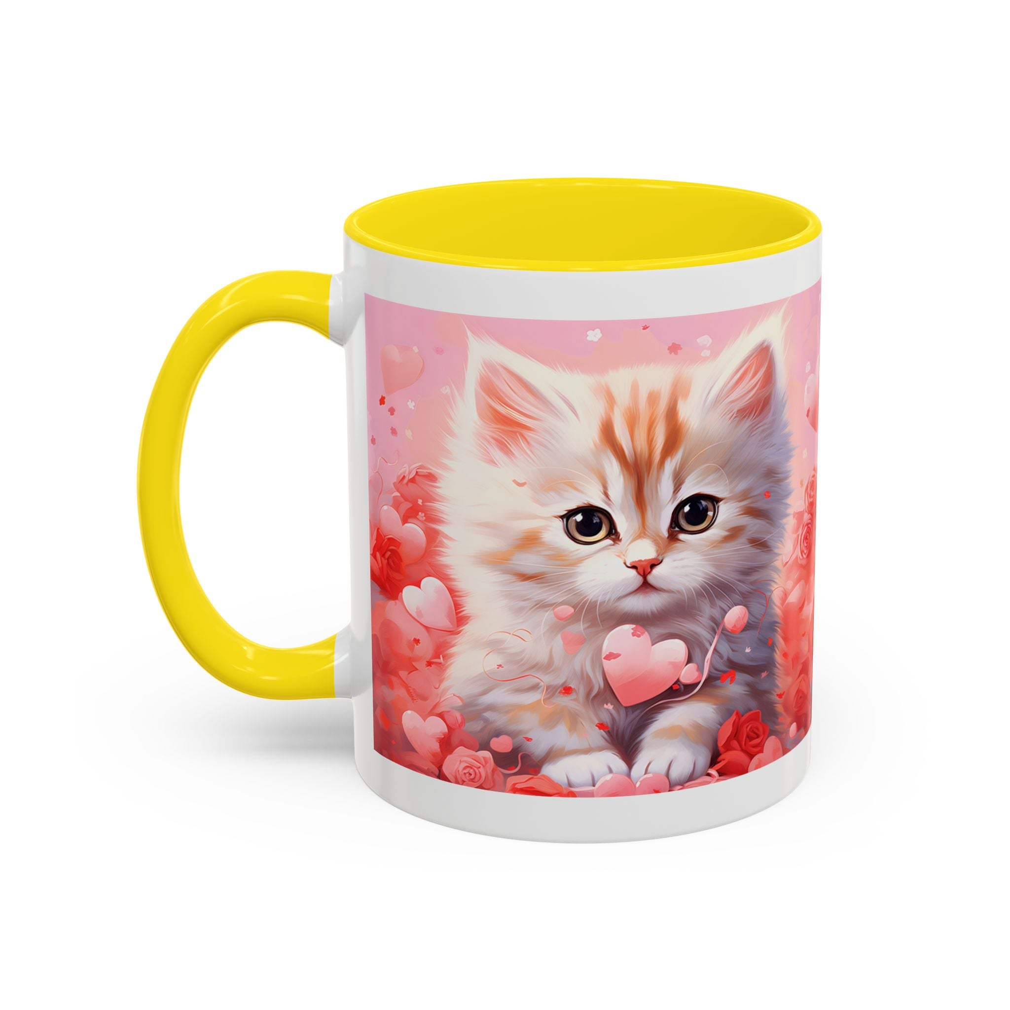 Cute Cat Lover Coffee Mug - 11 & 15oz - Perfect Gift for Cat Enthusiasts - Valentine's Day & Everyday Use