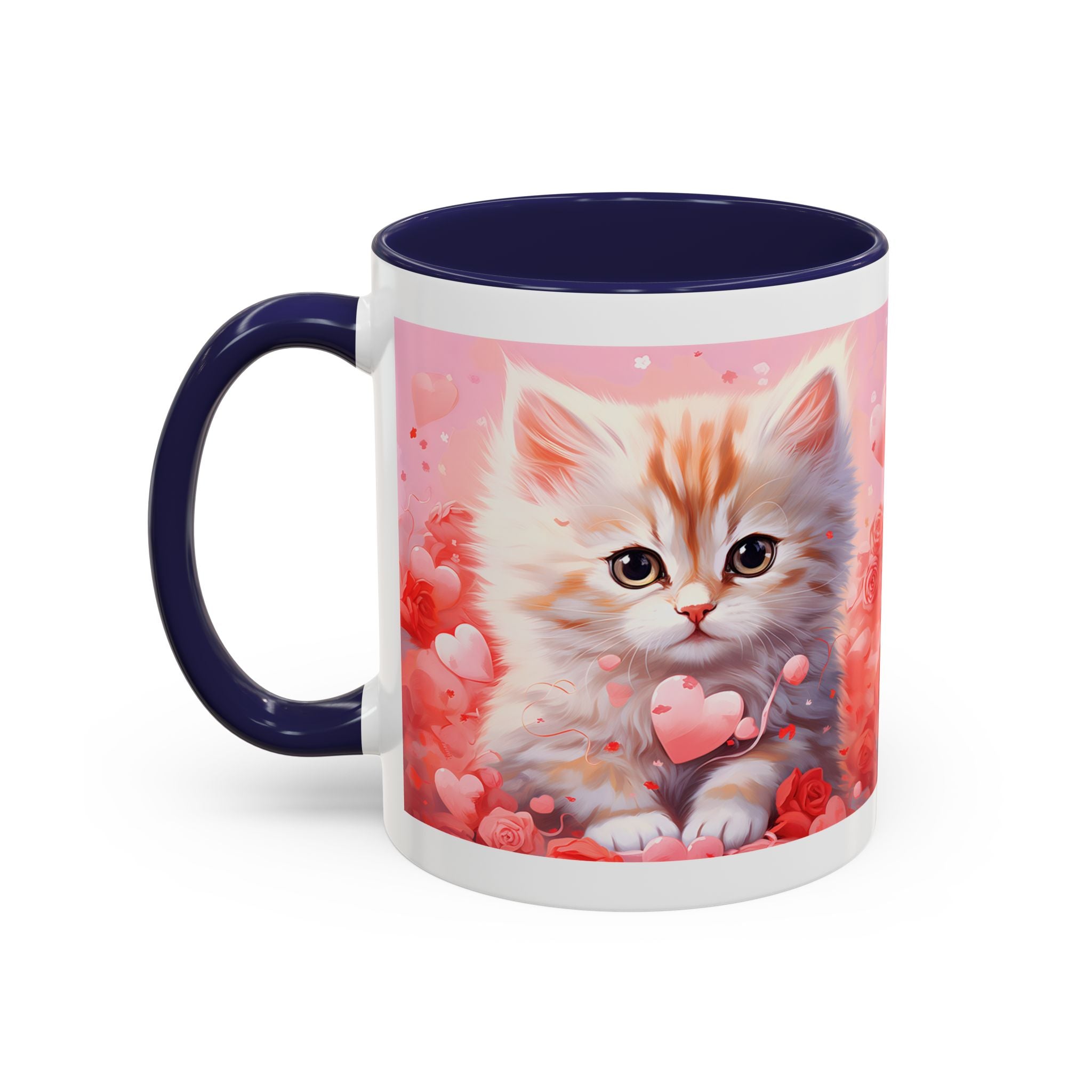 Cute Cat Lover Coffee Mug - 11 & 15oz - Perfect Gift for Cat Enthusiasts - Valentine's Day & Everyday Use