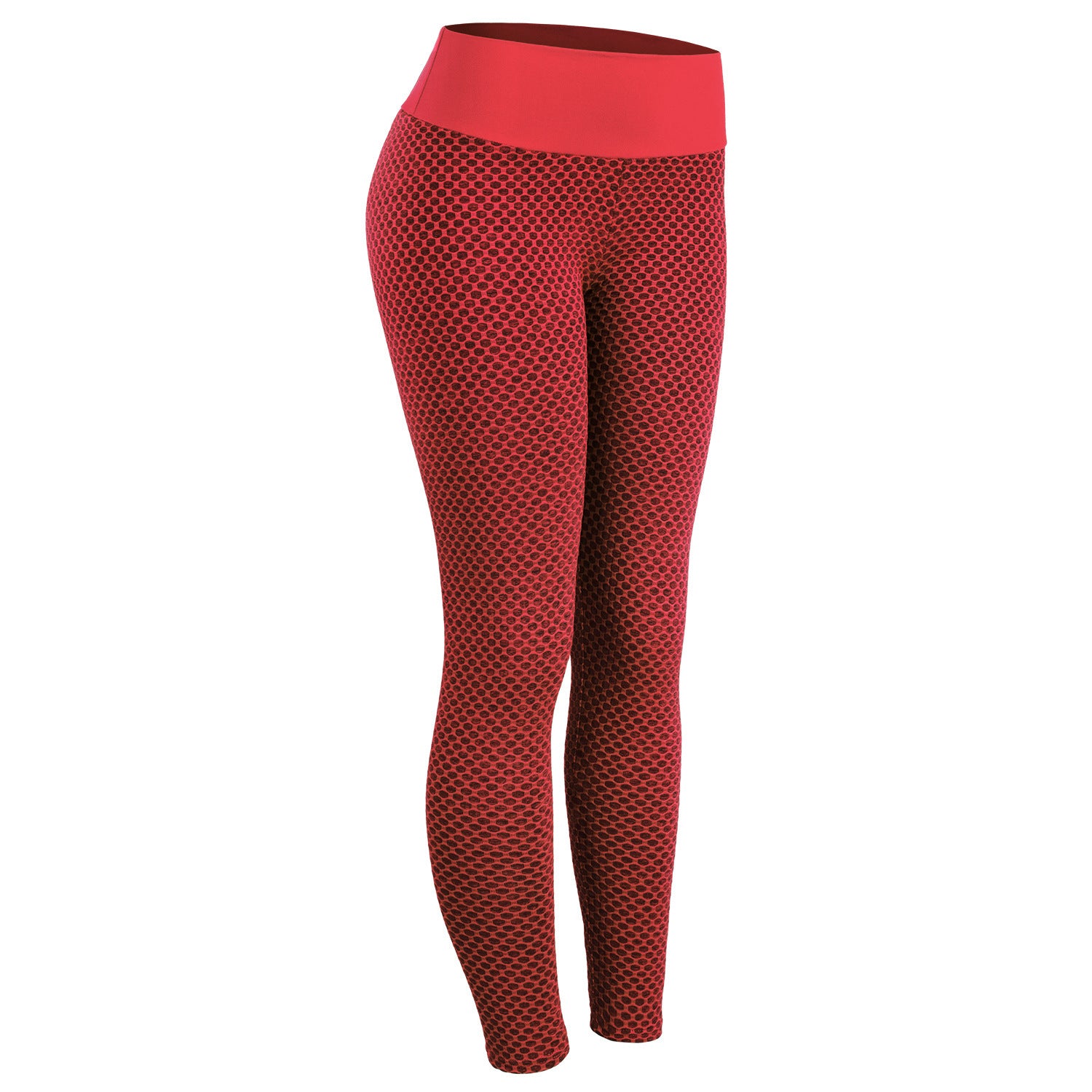 Women's Plaid Seamless High-Waist Leggings – Breathable Yoga and Fitness Pants