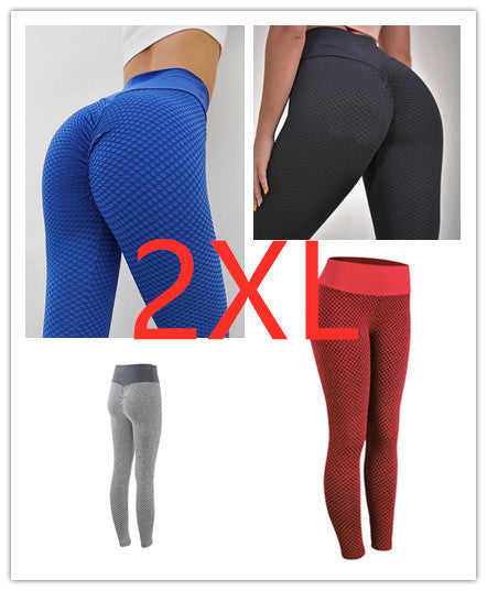 Women's Plaid Seamless High-Waist Leggings – Breathable Yoga and Fitness Pants