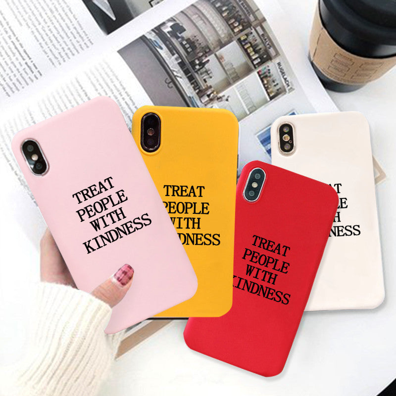 Treat People with Kindness Phone Case – Stylish TPU Back Cover