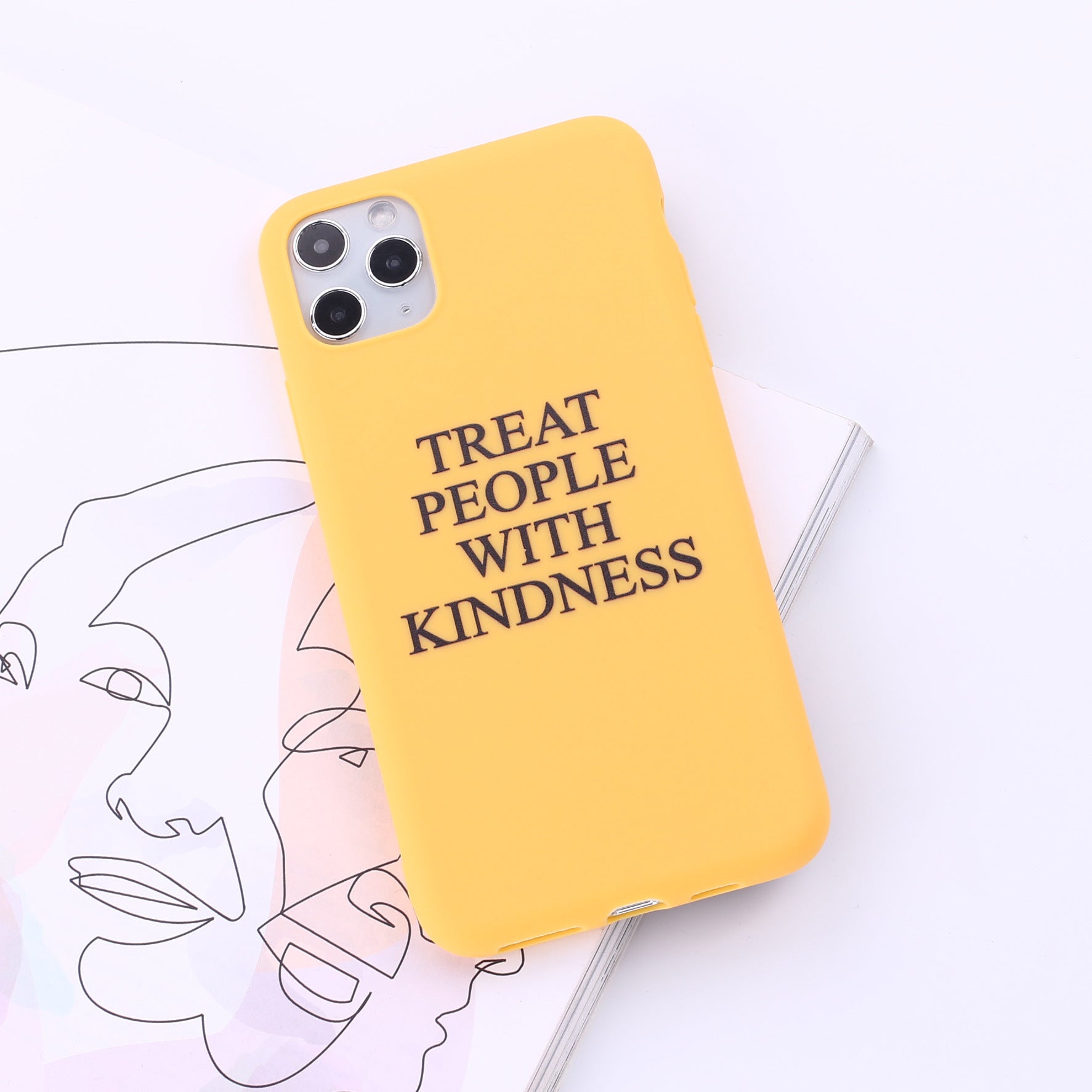 Treat People with Kindness Phone Case – Stylish TPU Back Cover