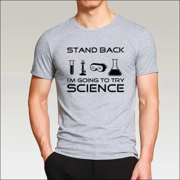 Science print T-shirt