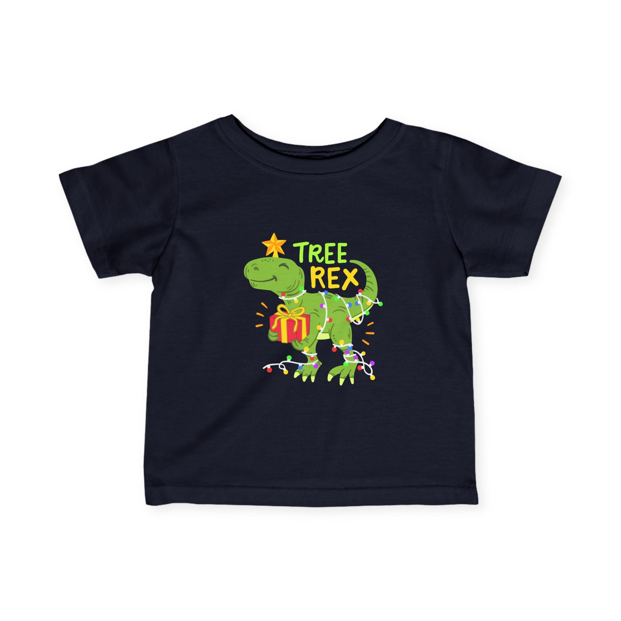 Cute Dinosaur Infant Tee - 'Tree Rex' Celebration T-Shirt