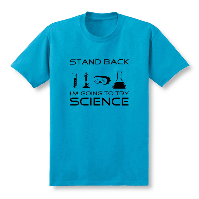 Science print T-shirt