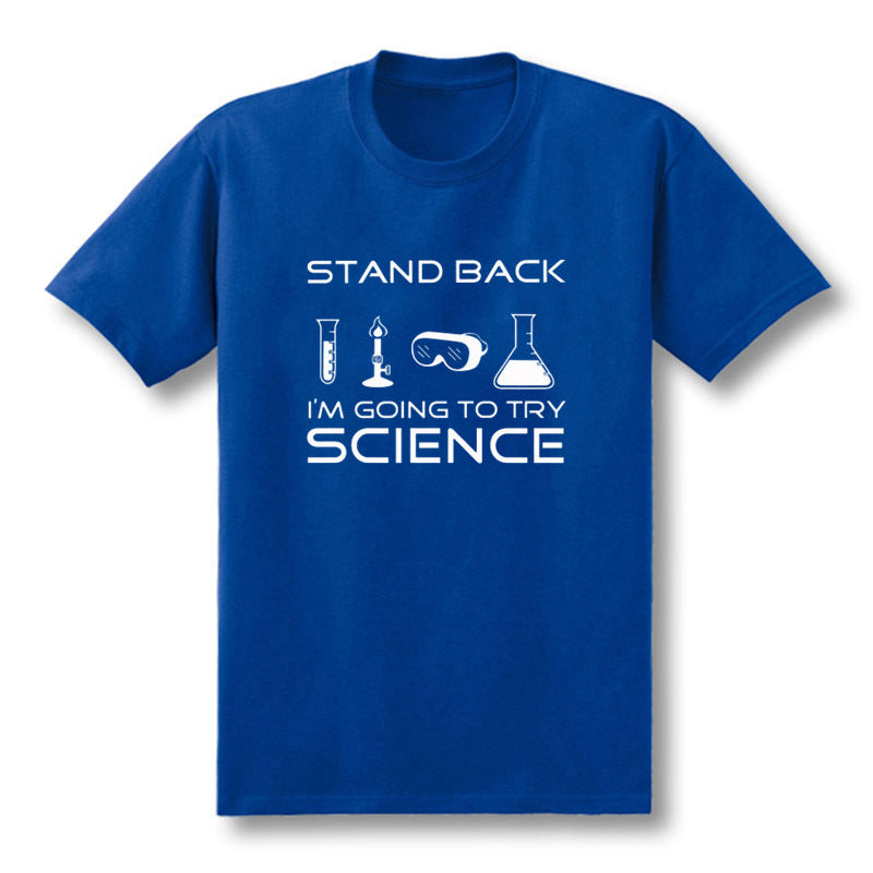 Science print T-shirt