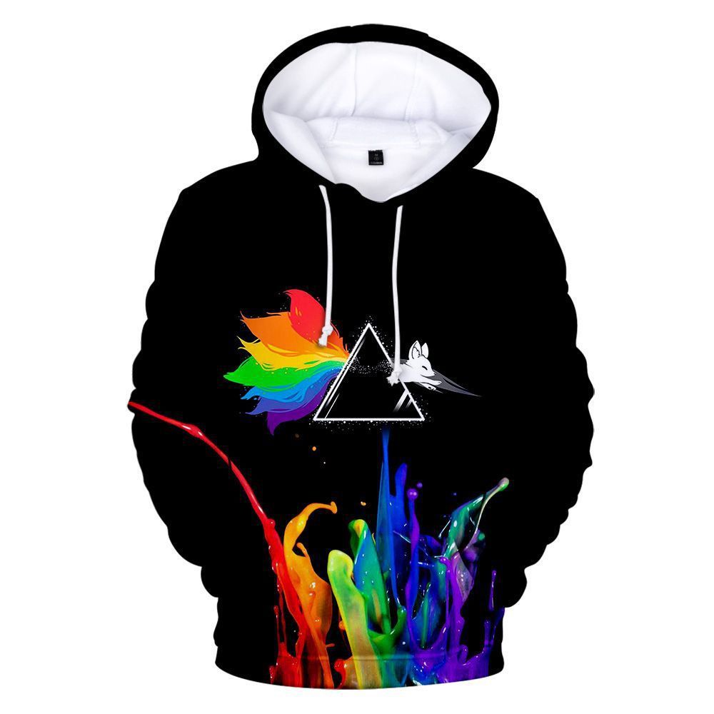 3D Printed Rainbow Pride Hoodies - Stylish & Colorful Unisex Pullover