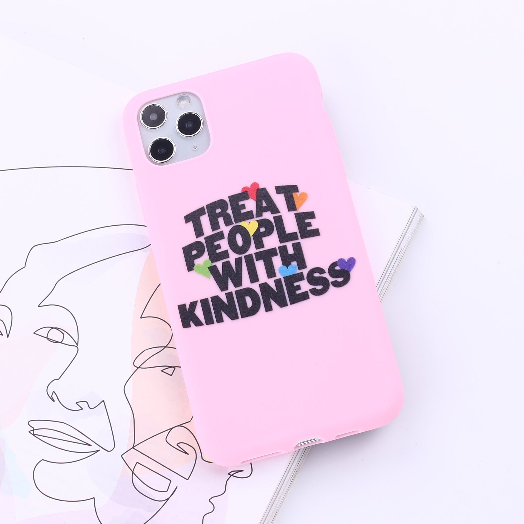 Treat People with Kindness Phone Case – Stylish TPU Back Cover