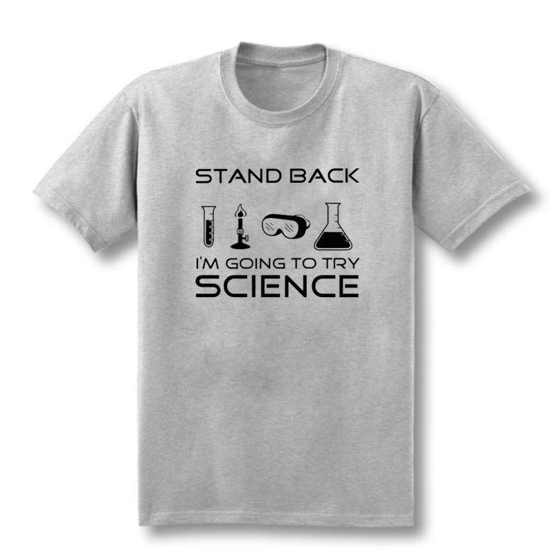 Science print T-shirt