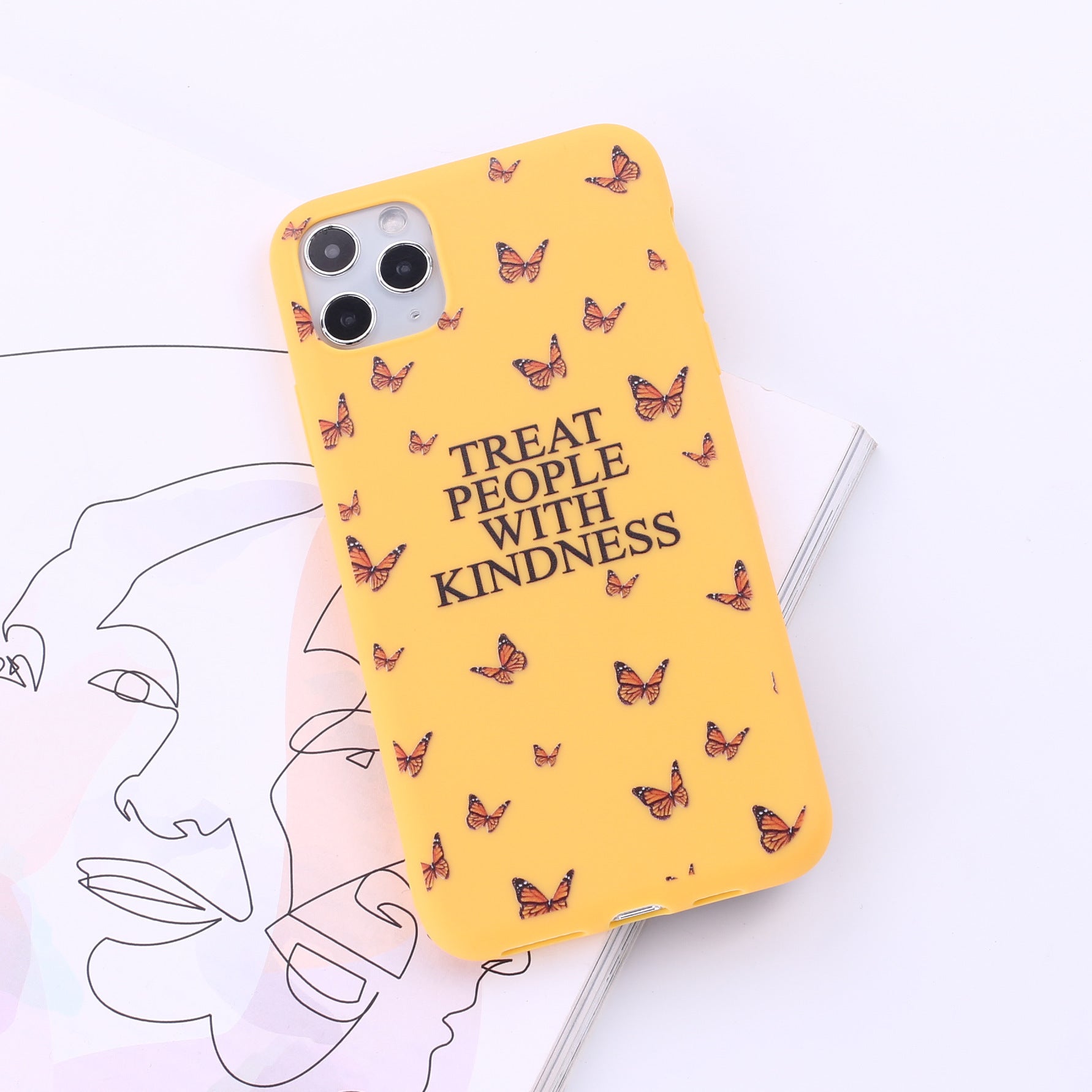 Treat People with Kindness Phone Case – Stylish TPU Back Cover