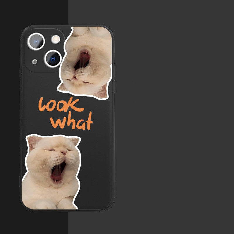 "Look What" Fashion Minimalist Printed Phone Case Protector