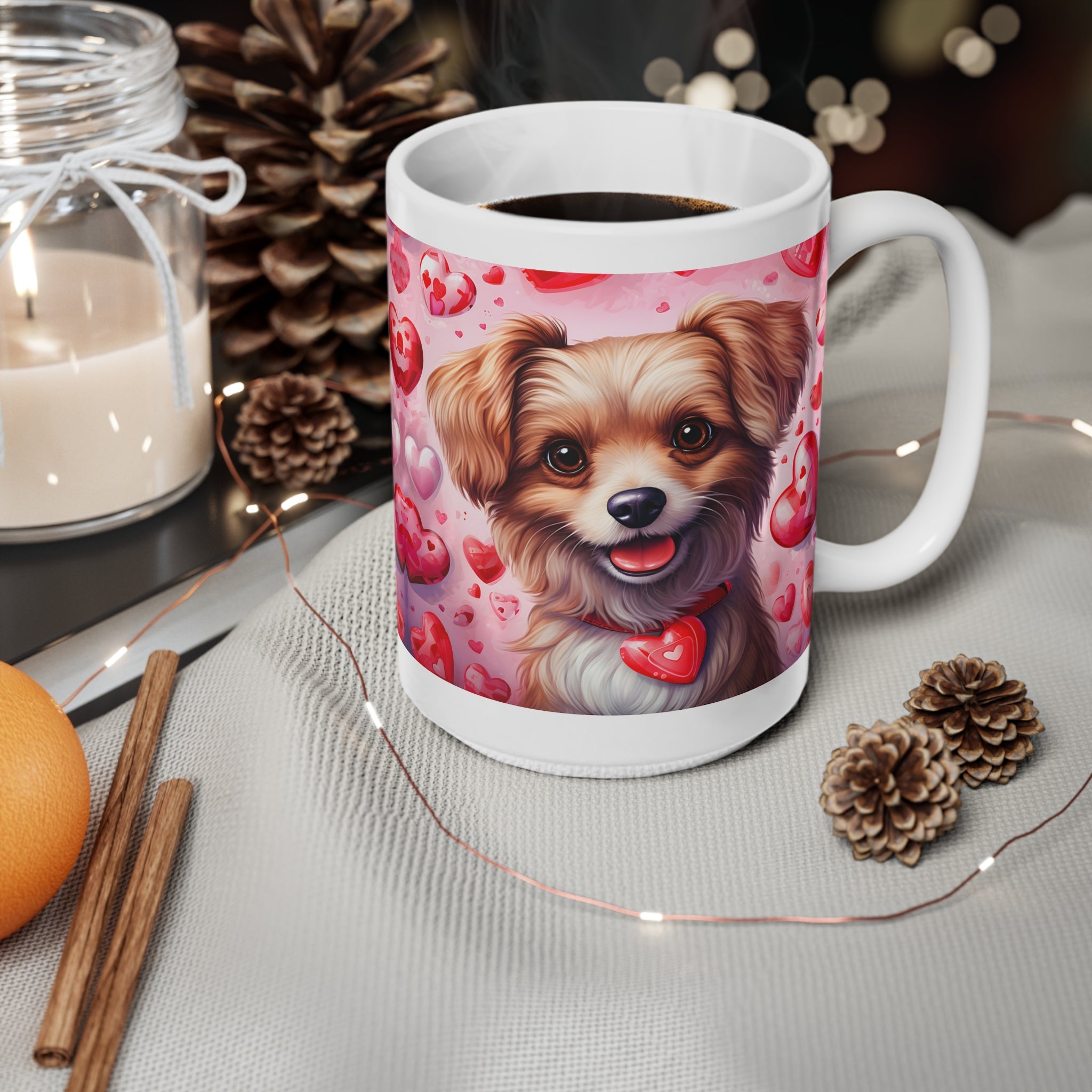 Cute Dog-Themed Ceramic Coffee Mug – Perfect Gift for Pet Lovers