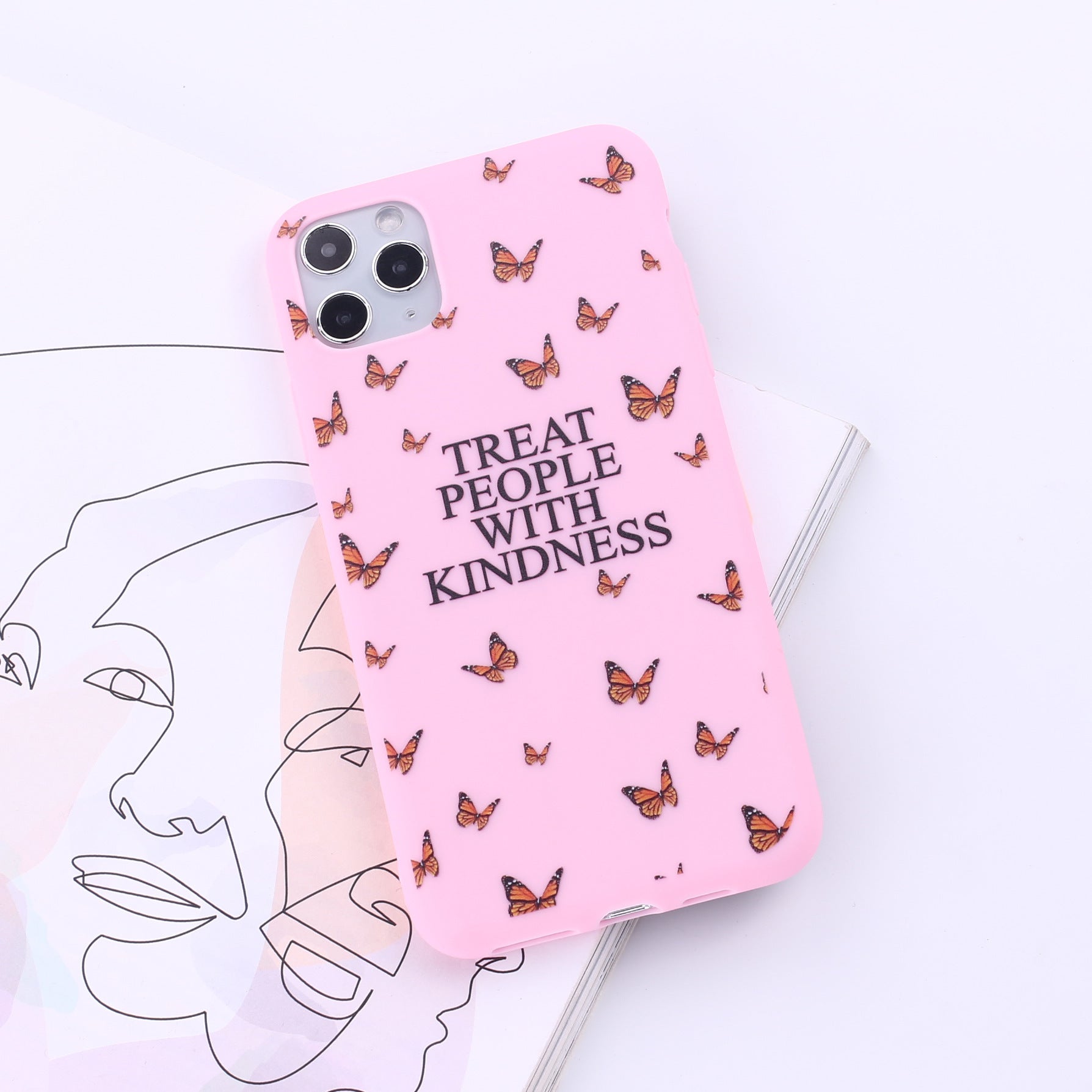 Treat People with Kindness Phone Case – Stylish TPU Back Cover