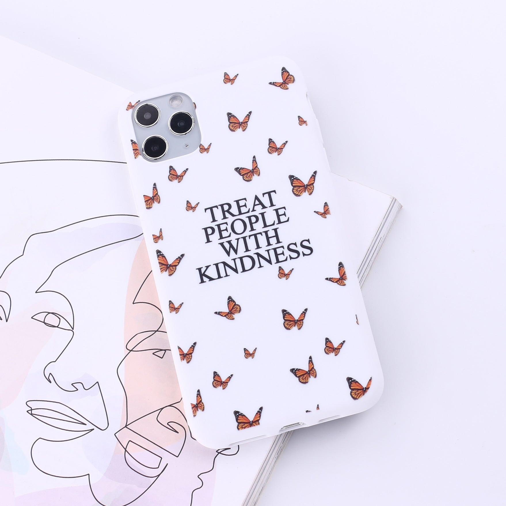 Treat People with Kindness Phone Case – Stylish TPU Back Cover