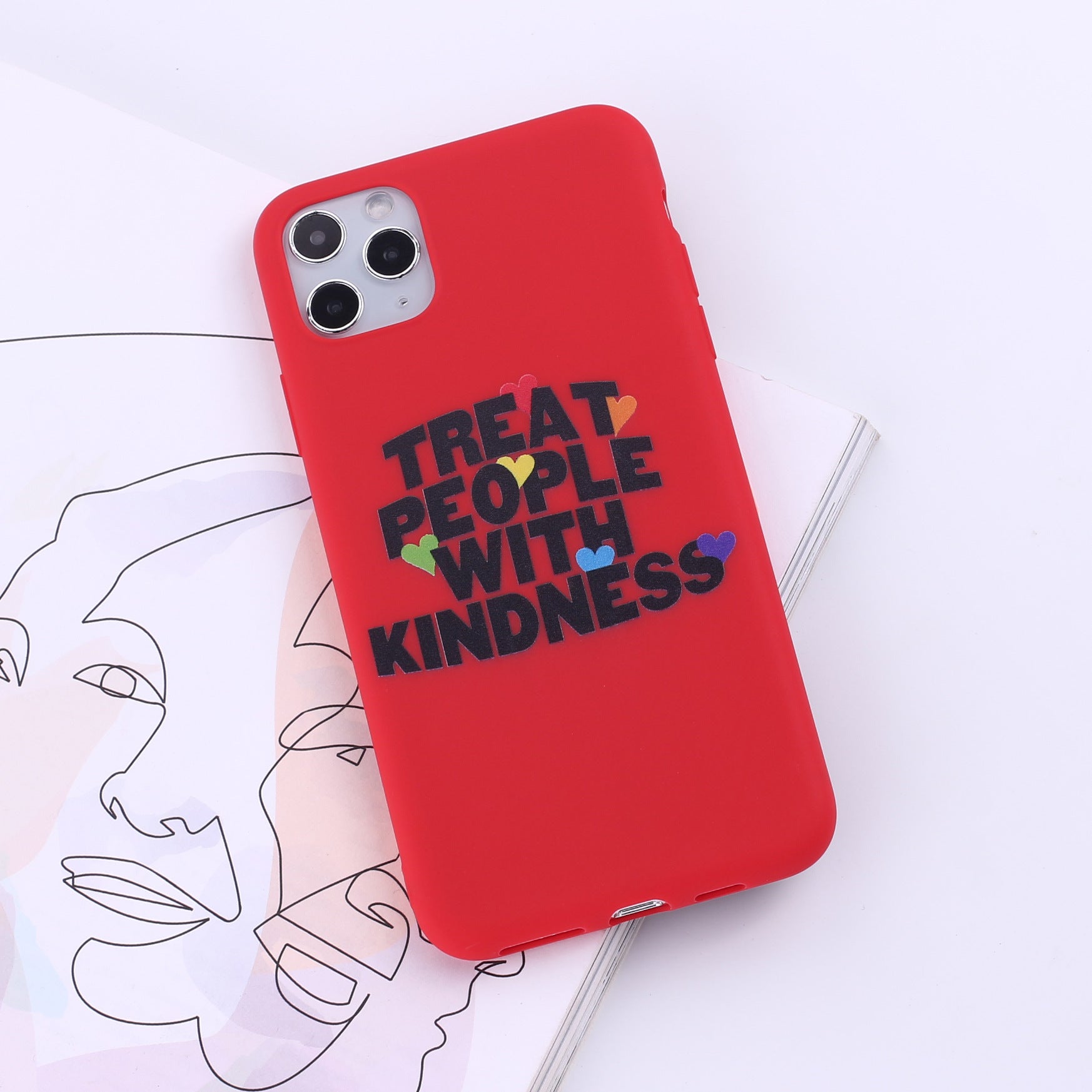 Treat People with Kindness Phone Case – Stylish TPU Back Cover