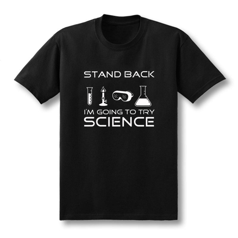 Science print T-shirt