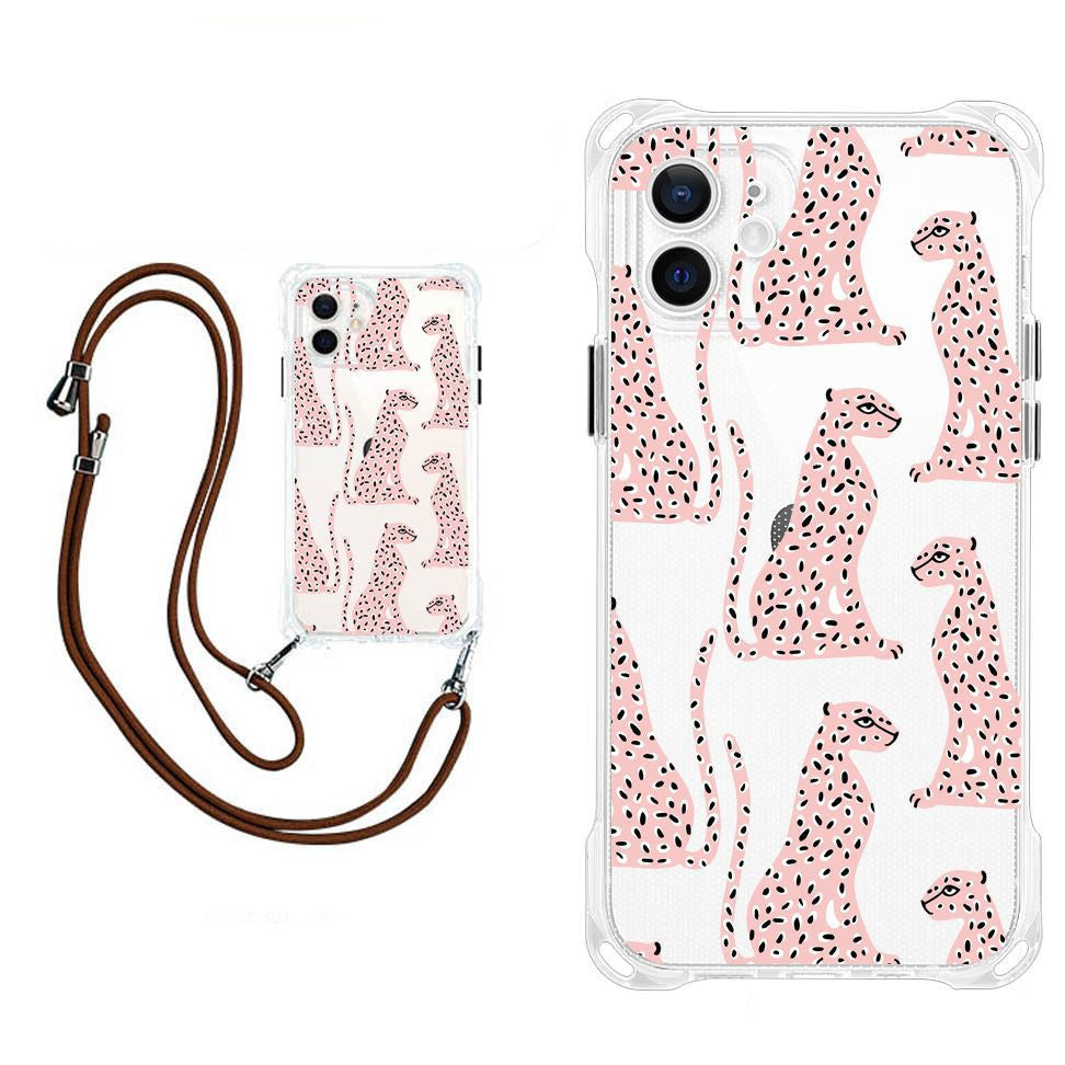 Silicone Printed Phone Case - Cross-body Convenience