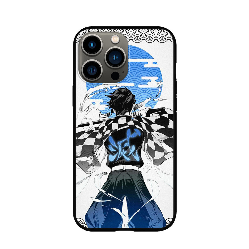 Creative Printed Silicone Phone Case - Anime Style