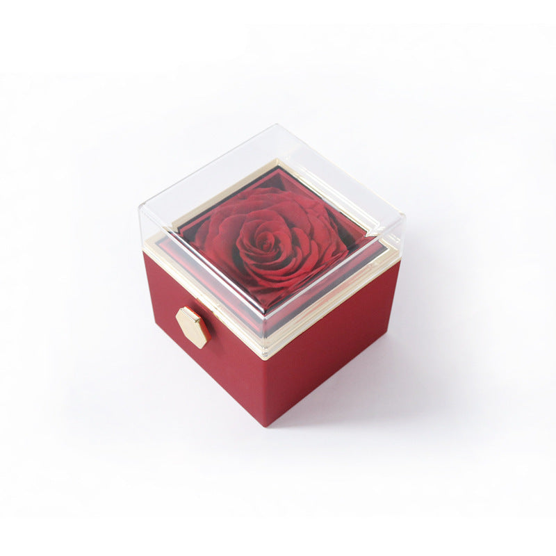 Acrylic Ring Box Valentine's Day Proposal Confession