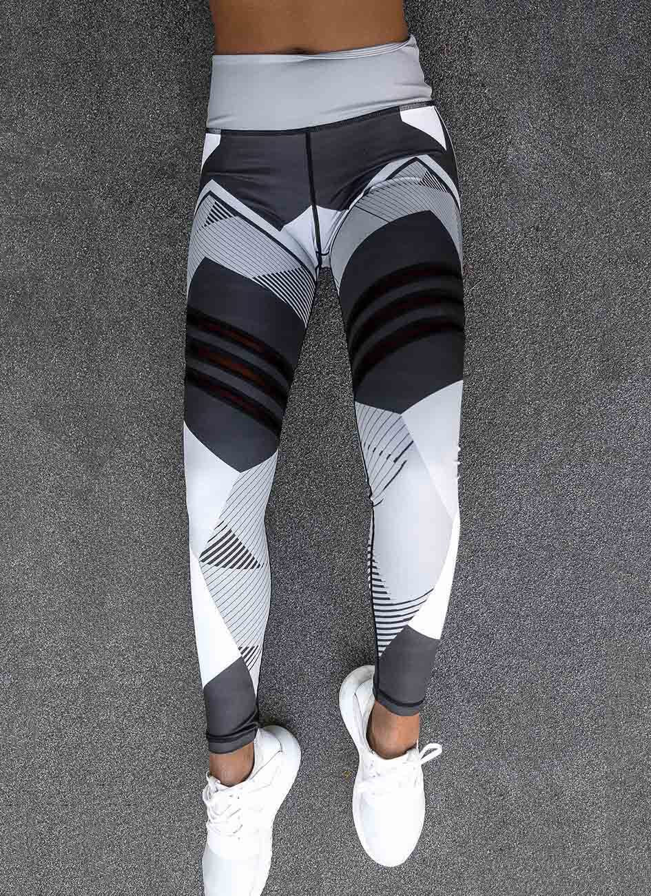 Reflective Sport Yoga Pants – High-Waist Activewear for Fitness & Yoga