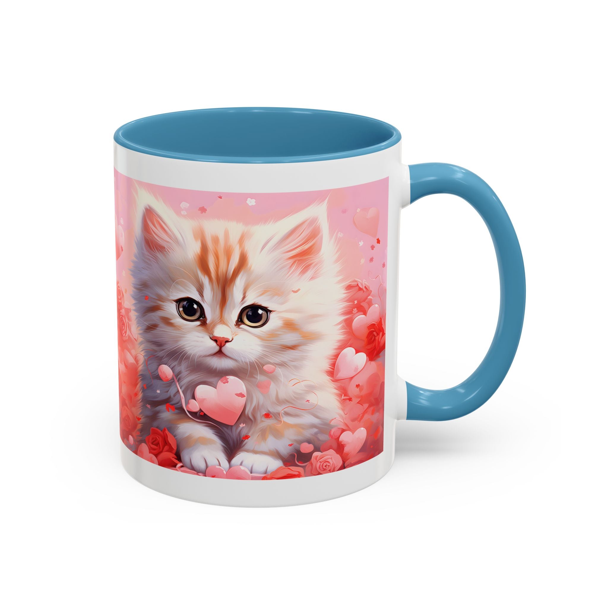 Cute Cat Lover Coffee Mug - 11 & 15oz - Perfect Gift for Cat Enthusiasts - Valentine's Day & Everyday Use