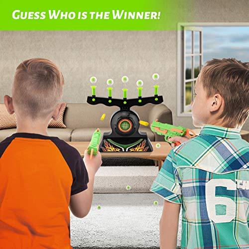 Shooting Targets For Guns Shooting Game Glow In The Dark Floating Ball Target Practice Toys For Kids Boys Hover Shot 1 Blaster Toy Gun 10 Soft Foam Balls 3 Darts Gift,Amazon Platform Banned