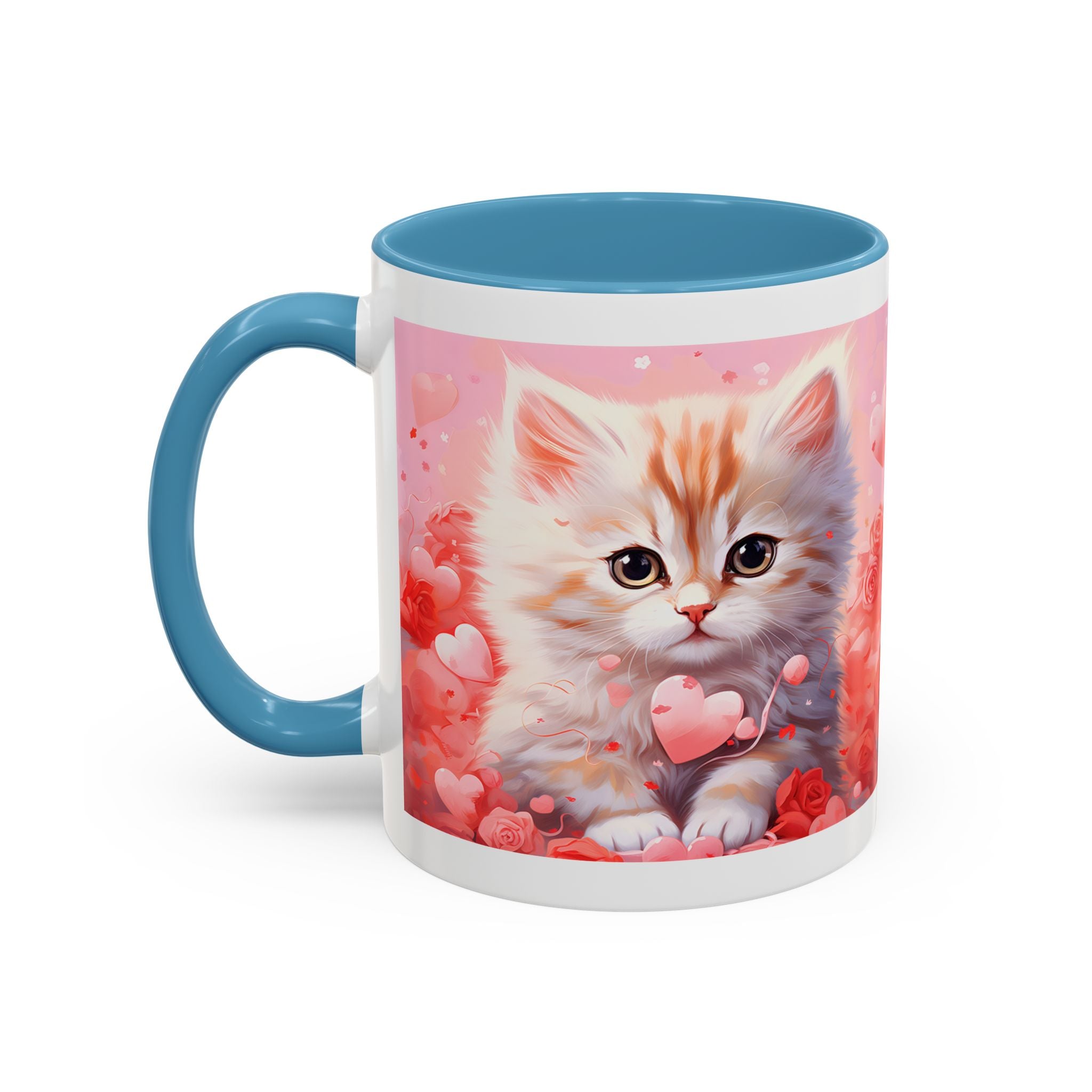 Cute Cat Lover Coffee Mug - 11 & 15oz - Perfect Gift for Cat Enthusiasts - Valentine's Day & Everyday Use