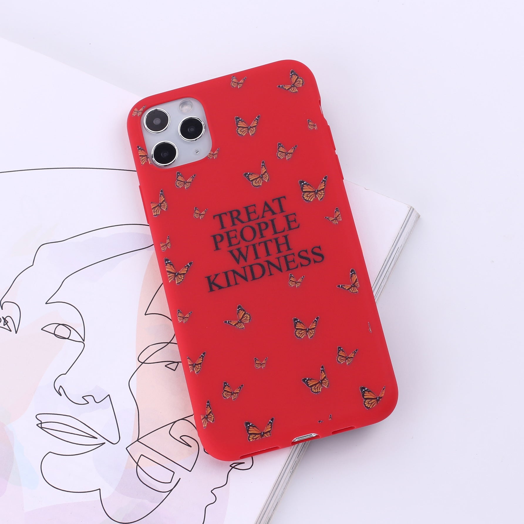 Treat People with Kindness Phone Case – Stylish TPU Back Cover