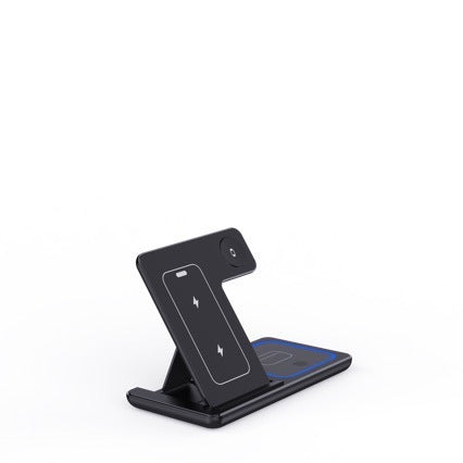 15W 3-In-1 Foldable LED Wireless Charger – Magnetic & Fast Charging Station