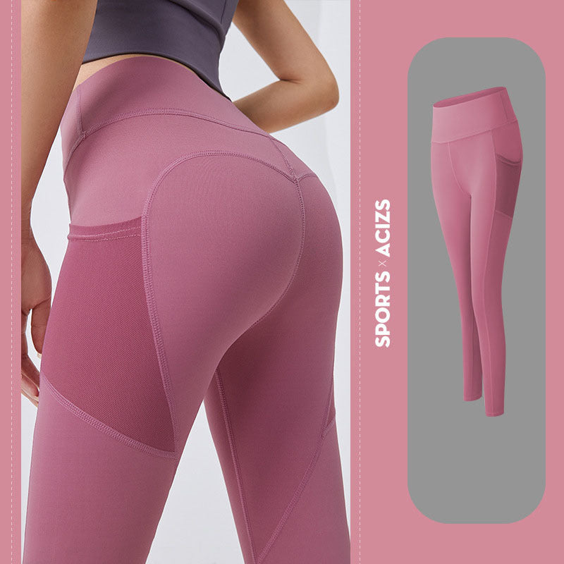 Women's Yoga Pants with Pocket – High-Waist Tummy Control Leggings