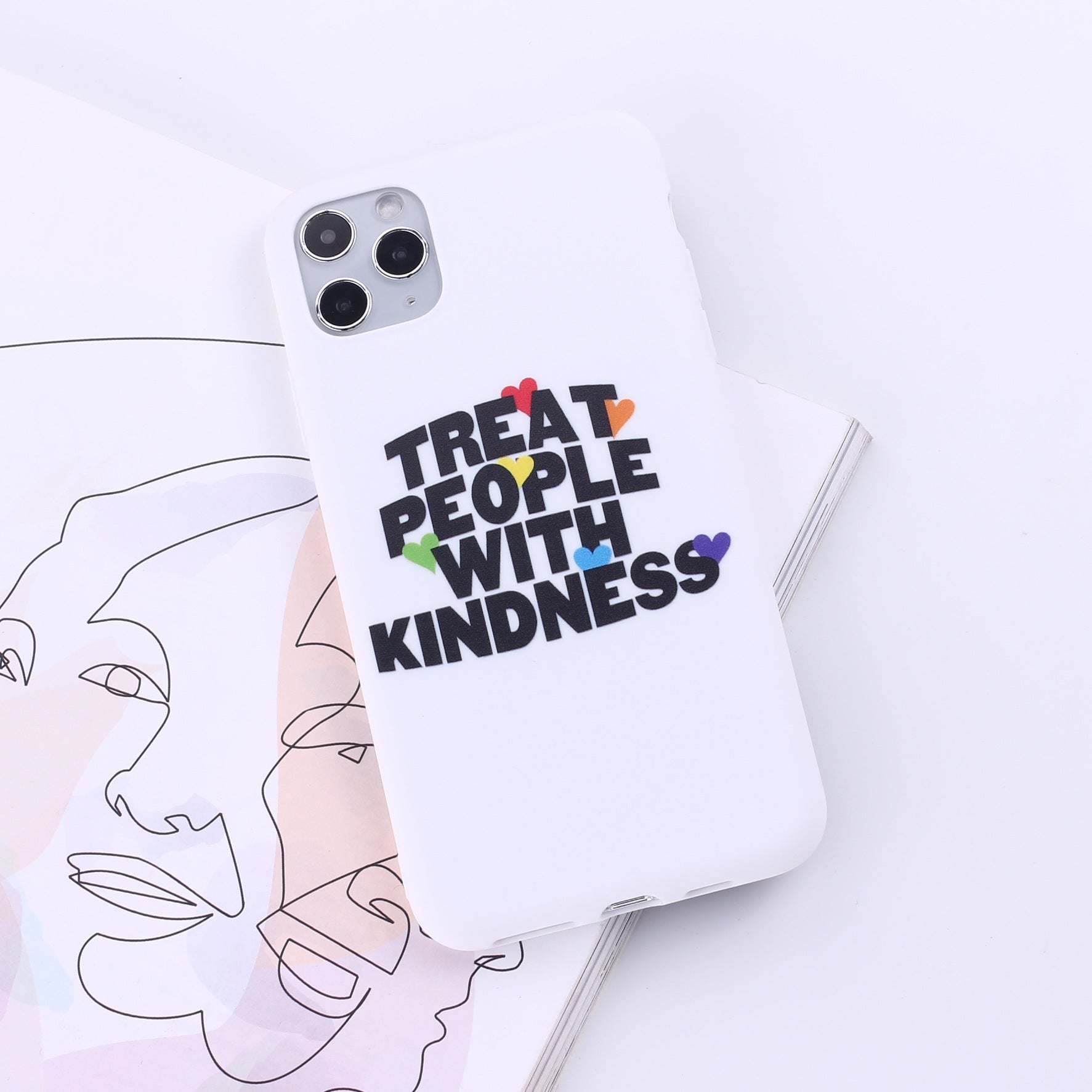 Treat People with Kindness Phone Case – Stylish TPU Back Cover