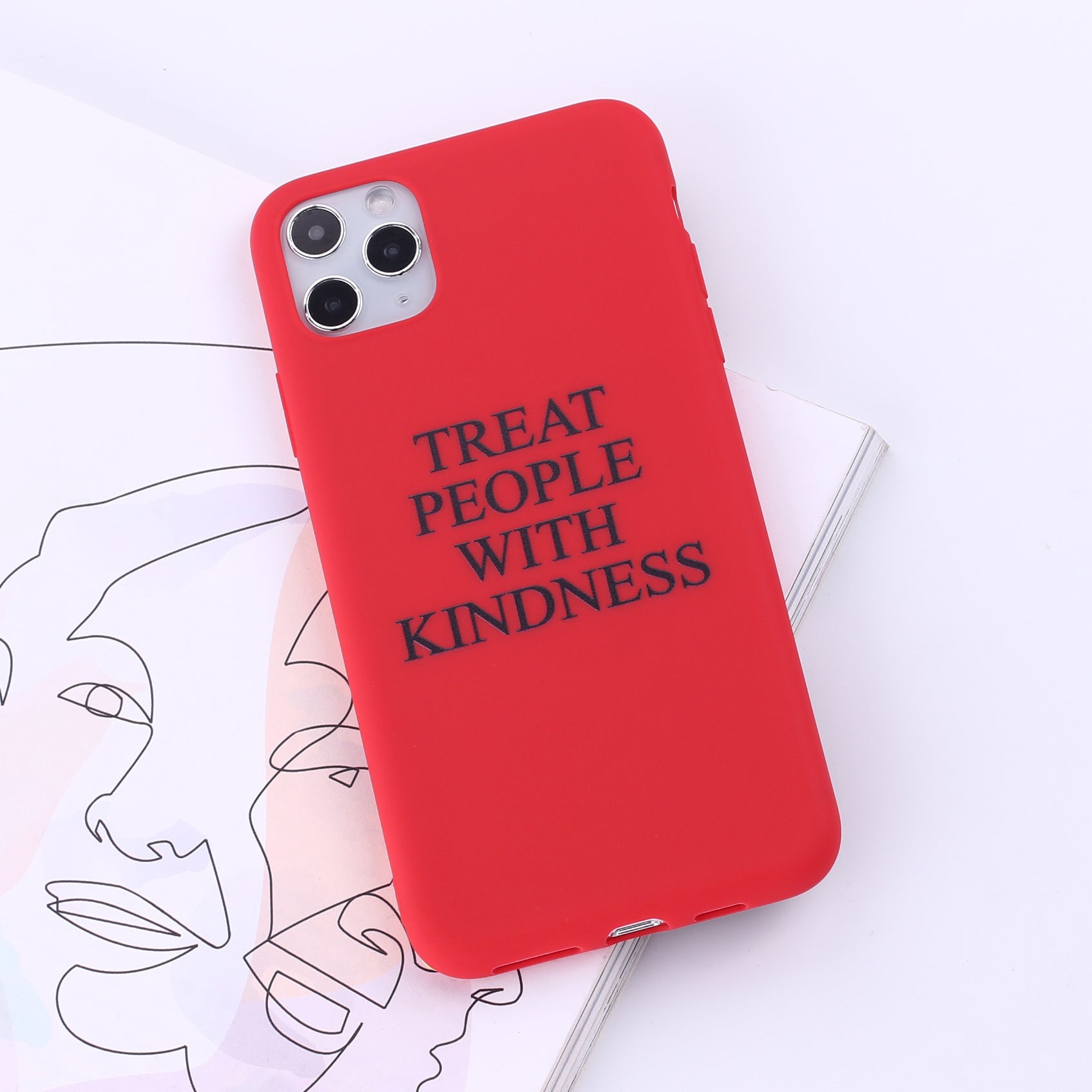 Treat People with Kindness Phone Case – Stylish TPU Back Cover