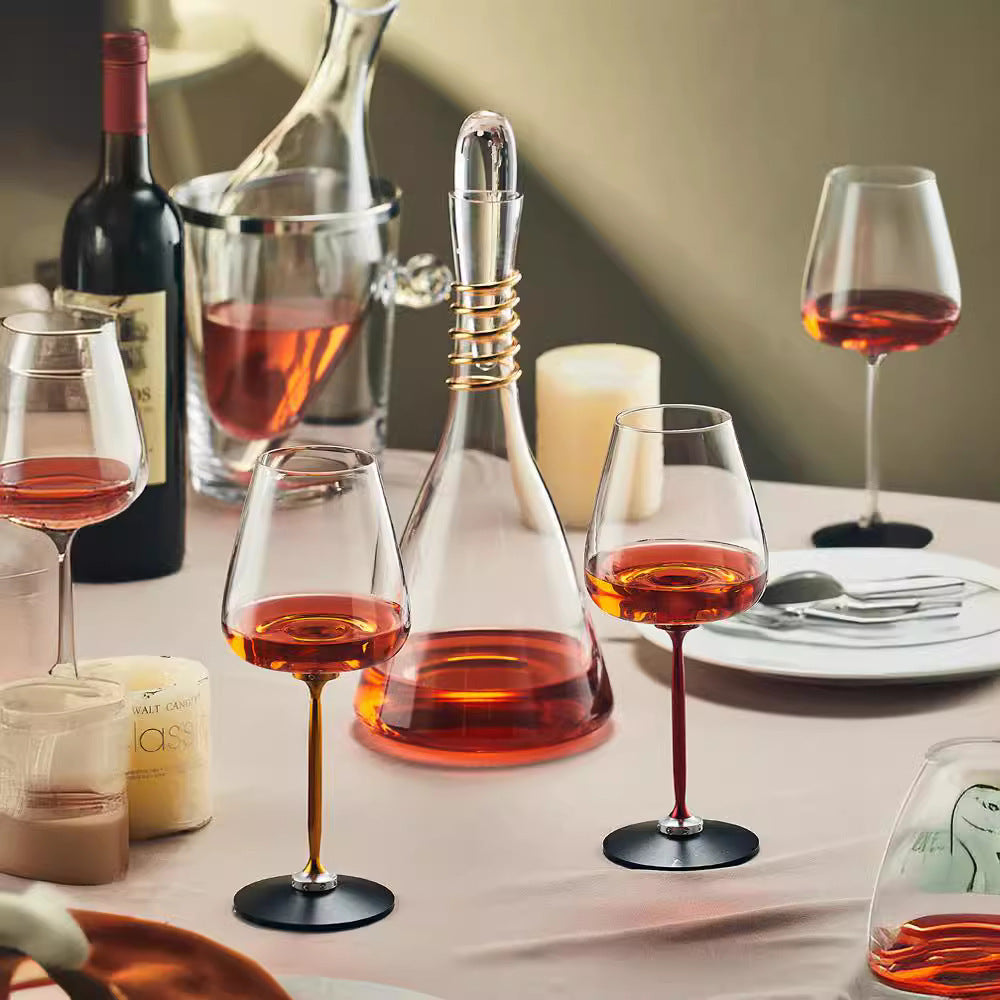 Carafe créative fantaisie et verres à vin rotatifs – Gadgets ménagers modernes