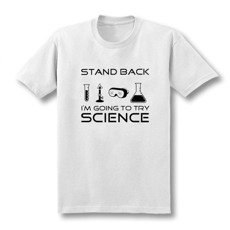 Science print T-shirt