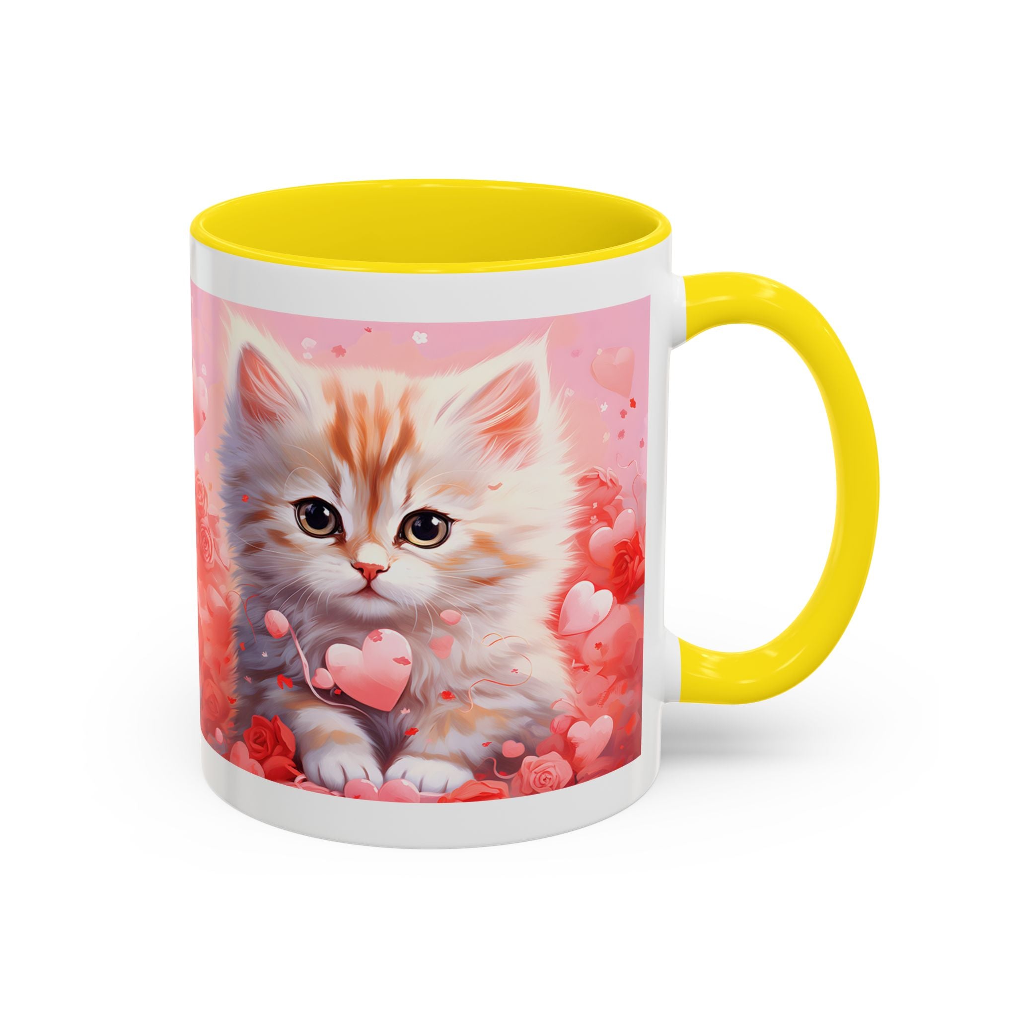 Cute Cat Lover Coffee Mug - 11 & 15oz - Perfect Gift for Cat Enthusiasts - Valentine's Day & Everyday Use