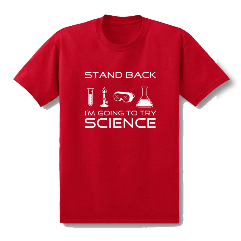 Science print T-shirt