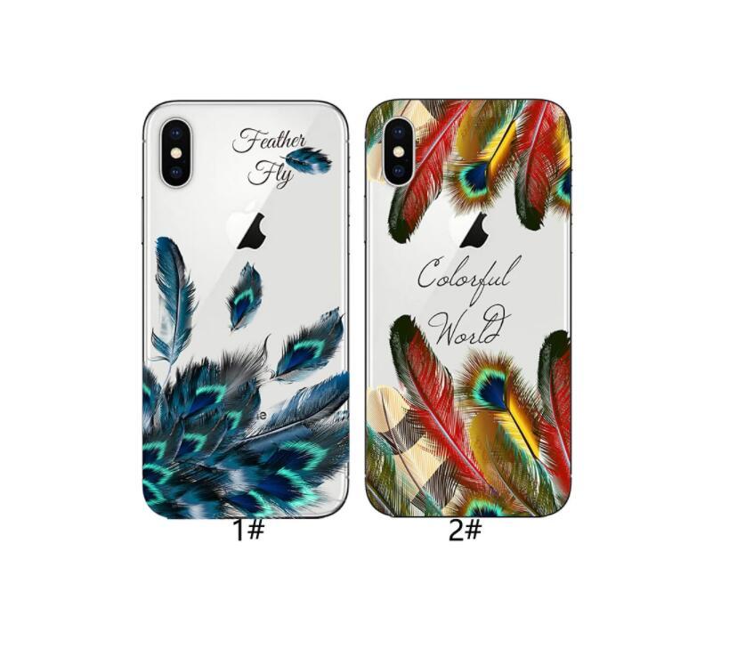 Printed Phone Case - "Colorful World" & "Feather Fly"