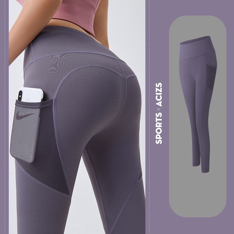 Women's Yoga Pants with Pocket – High-Waist Tummy Control Leggings